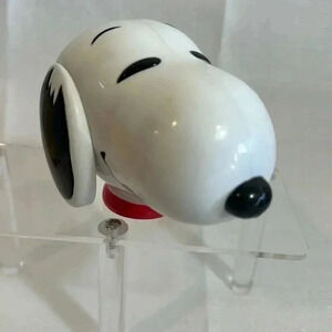 Peanuts Snoopy color comic strip plastic head VINTAGE‎ UFS